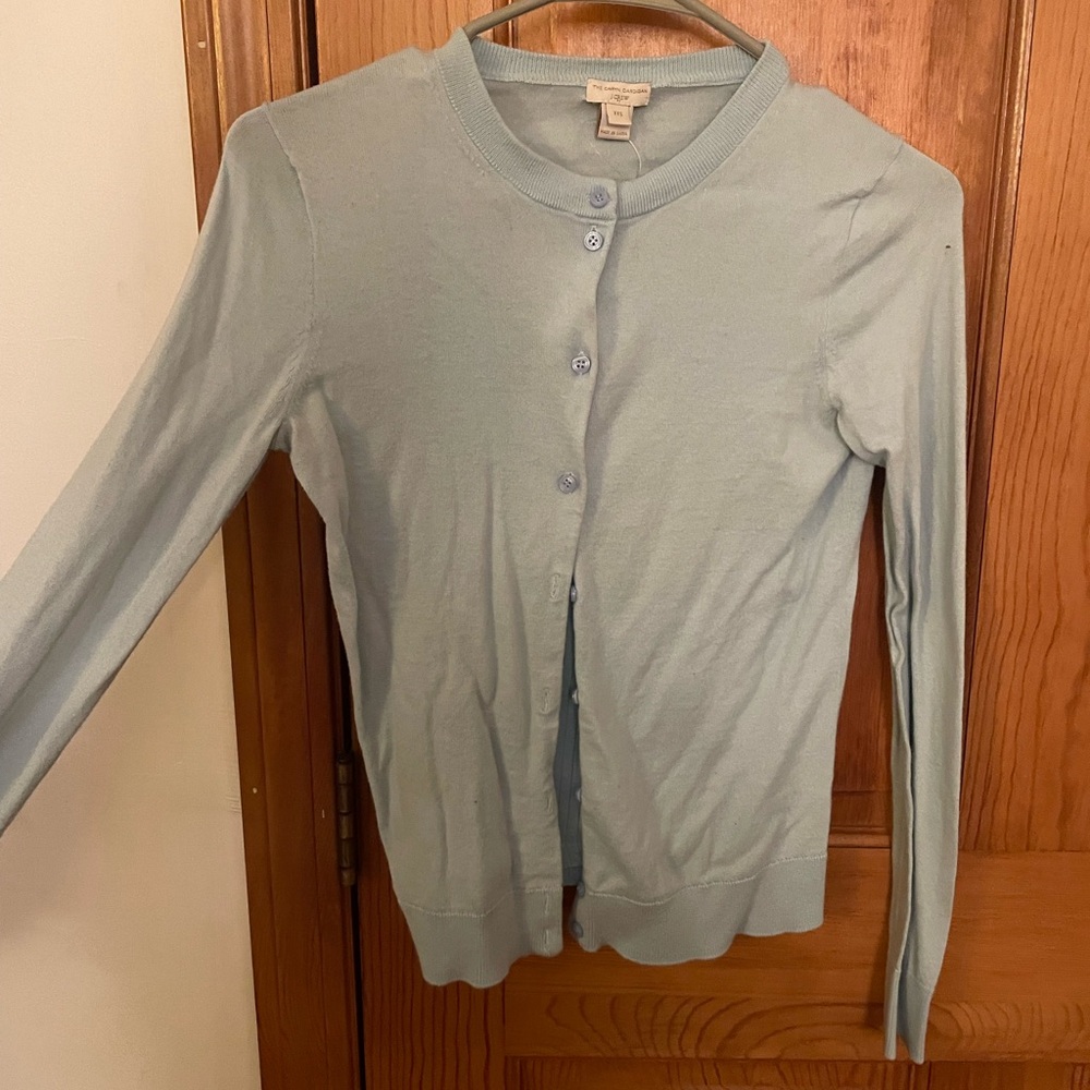 Jcrew the Caryn Cardigan in blue
